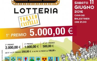 Prima Lotteria “9×9” Torneo dei Castelli